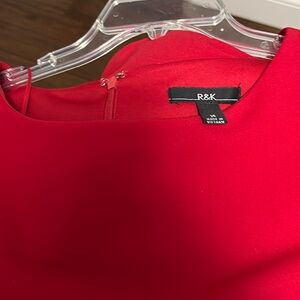 Size 14 worn once red and black dress great condition